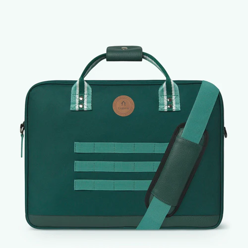Lima green laptop bag