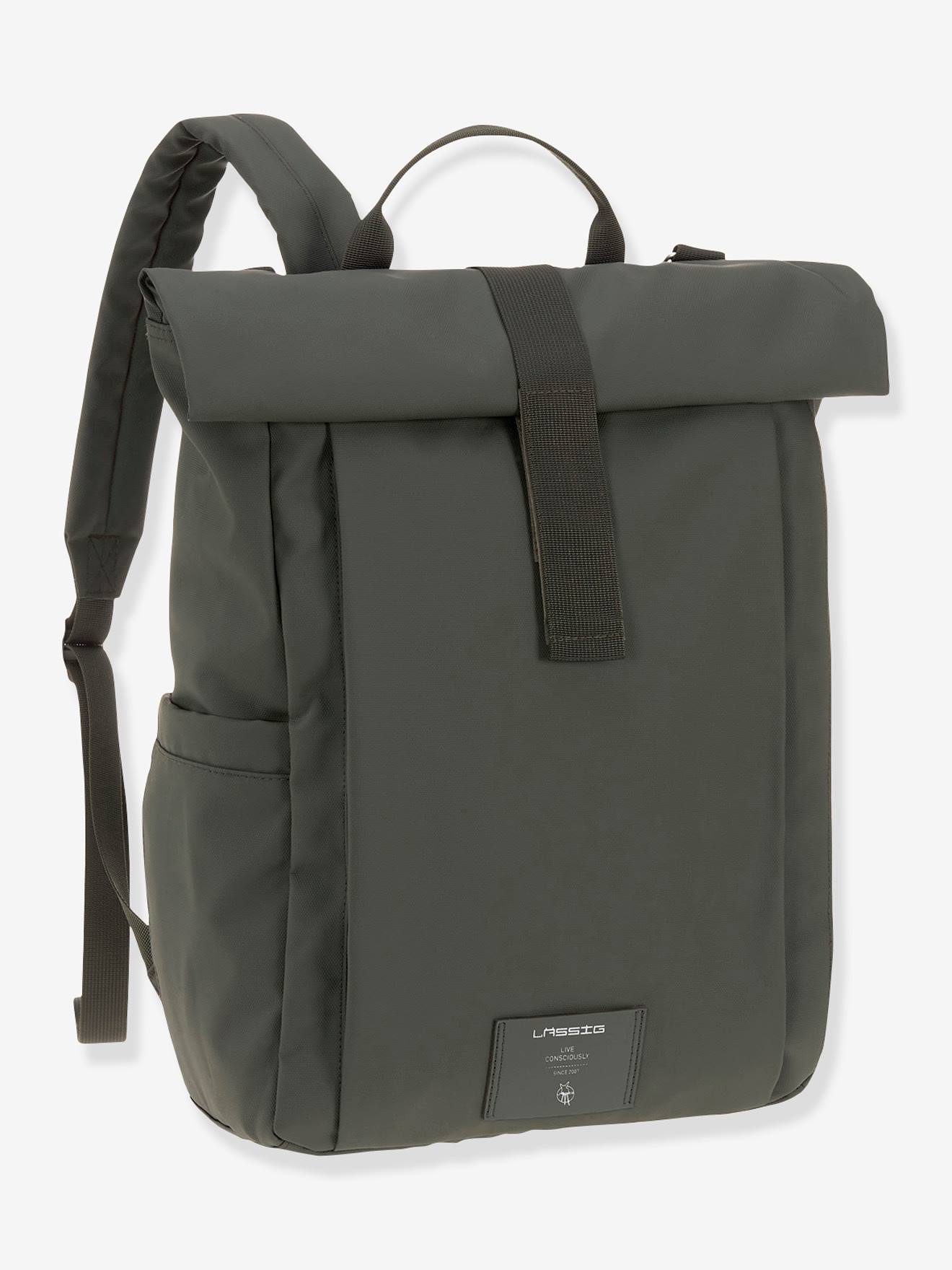 Lässig Wickelrucksack ROLLTOP GREEN LABEL LÄSSIG - olivgrün