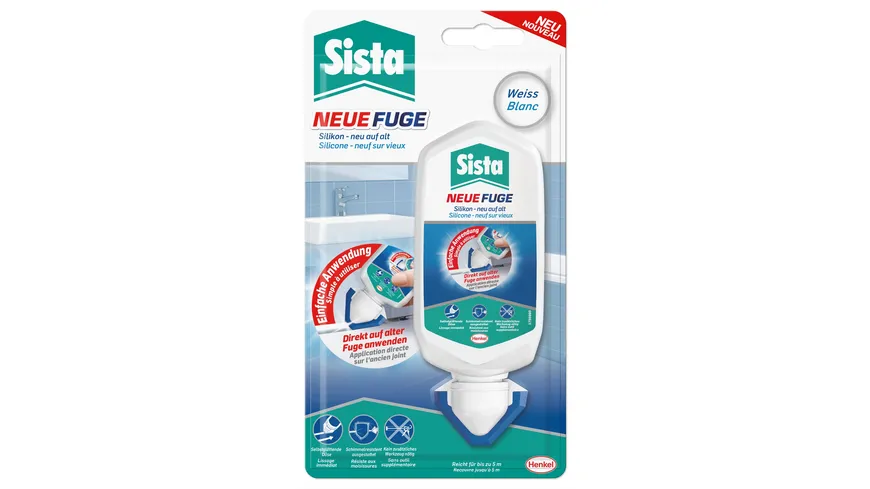 Sista Sanitärsilikon Neue Fuge 80ml 80 ml