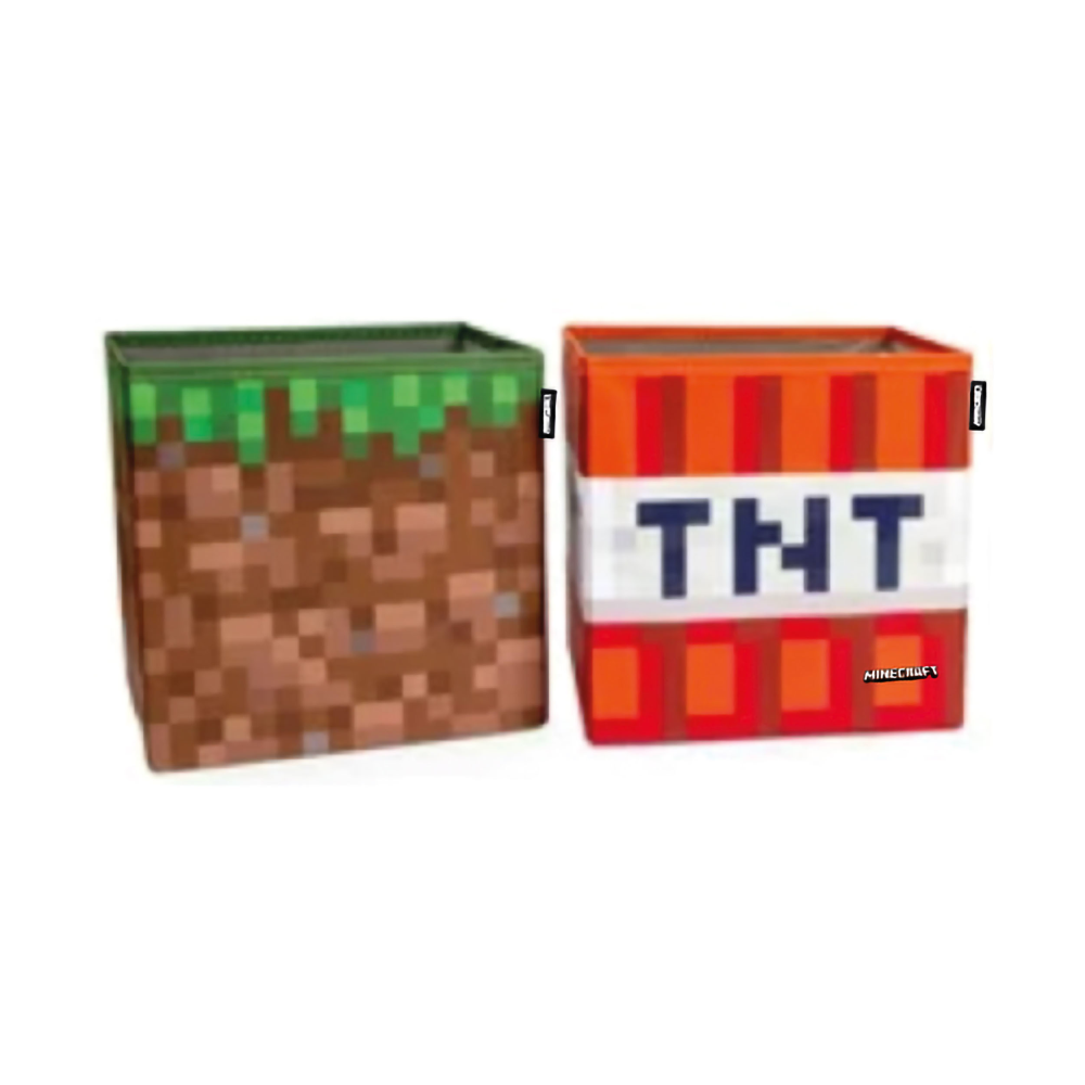 Stoffboxen 2er Set MINECRAFT