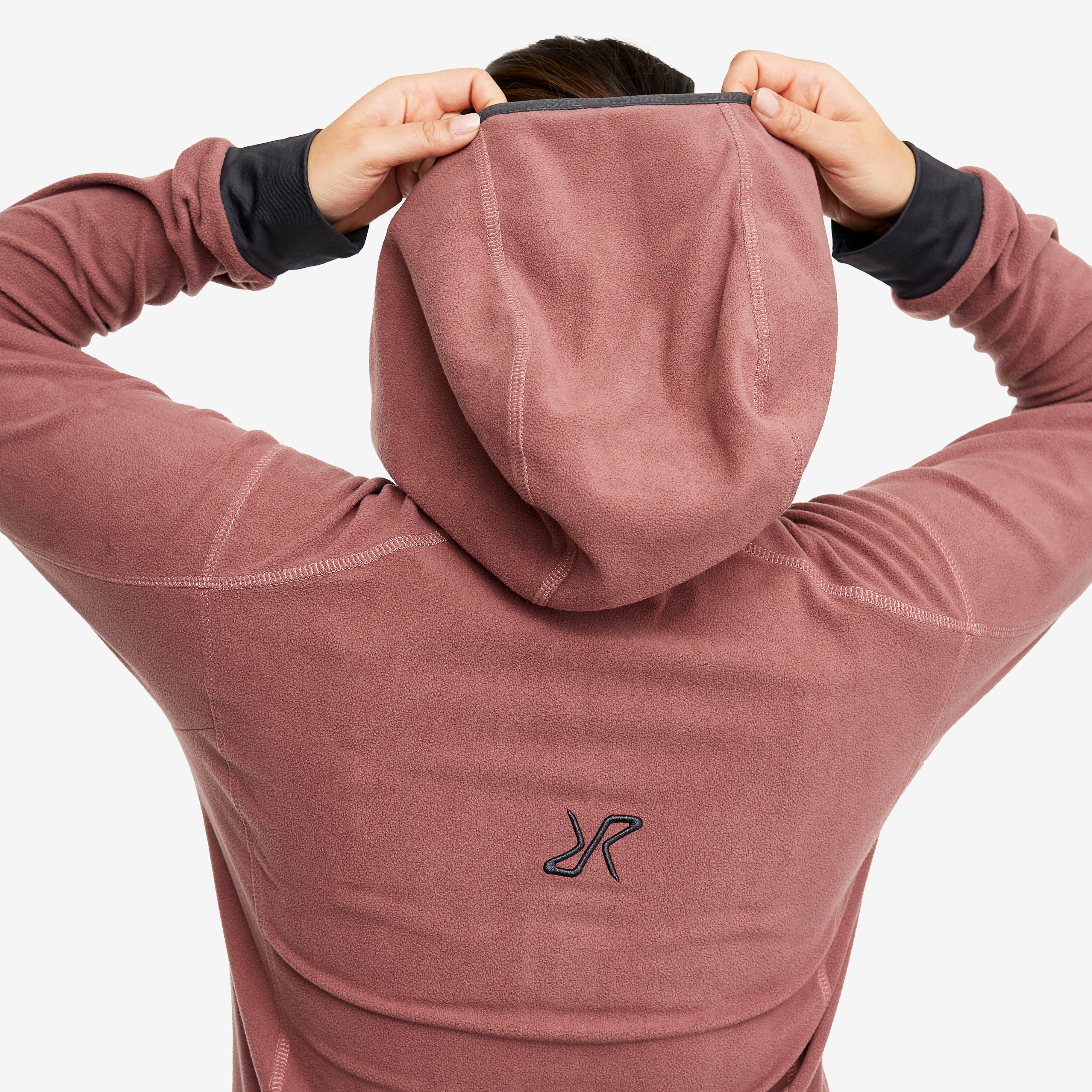 Trekker Hoodie Femme Vintage Rose