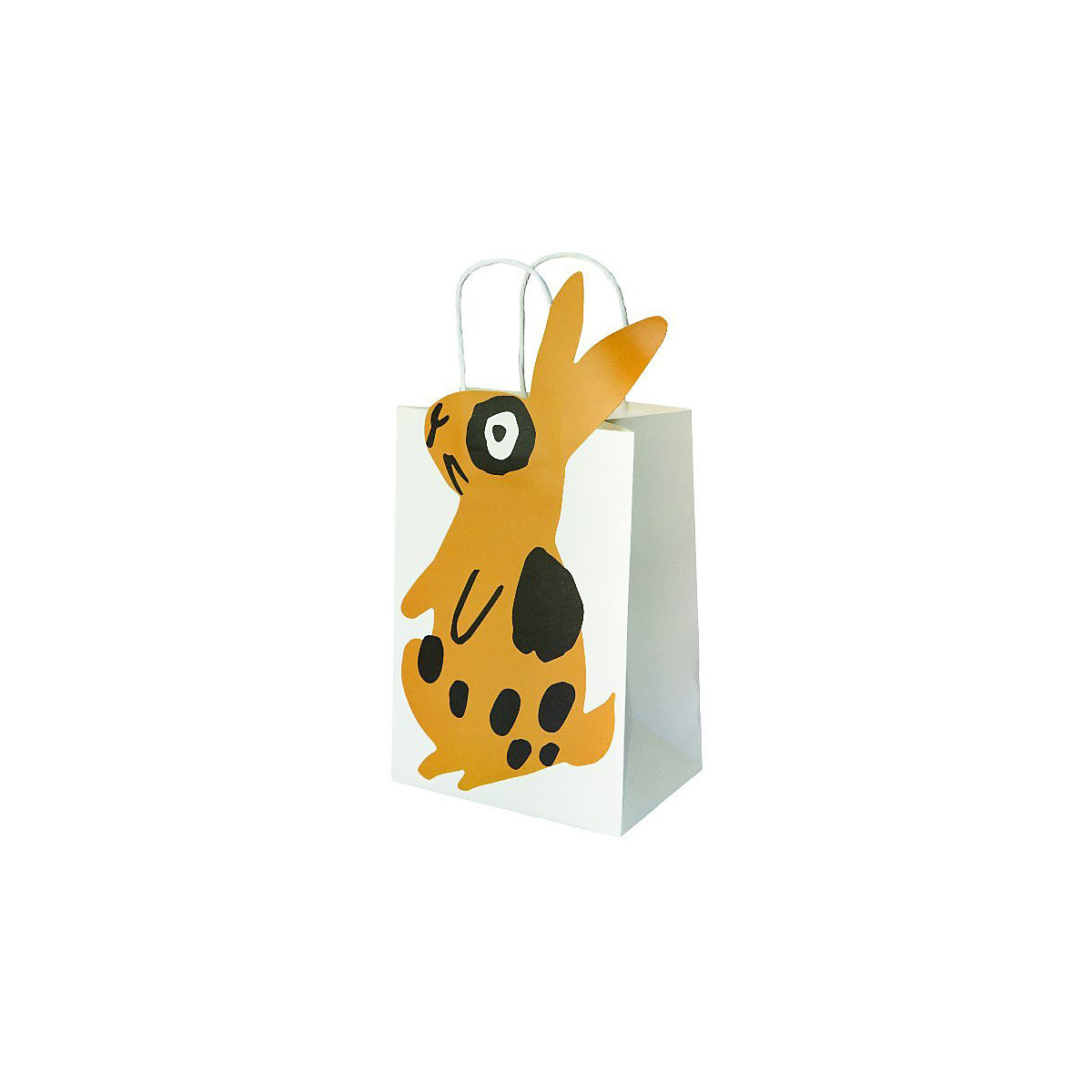 Geschenktüte Ostern, Hase, Weiß
