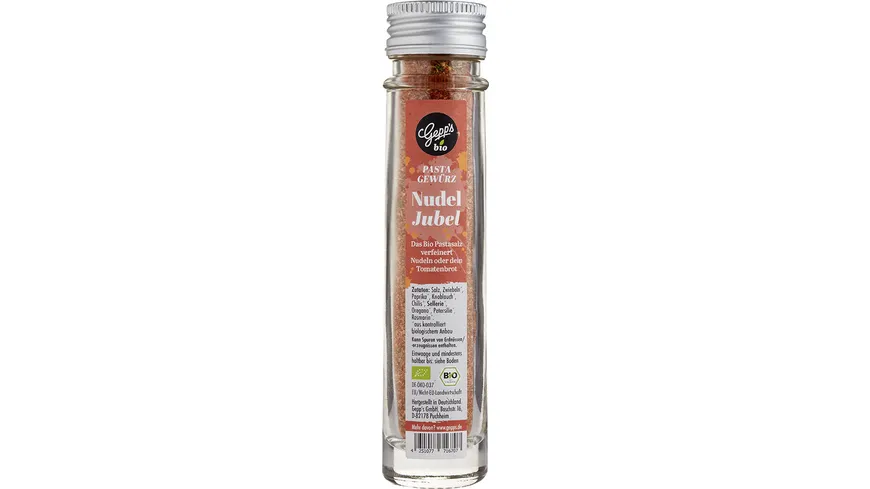 Gepp's Bio Pastagewürz Nudel Jubel 38 g