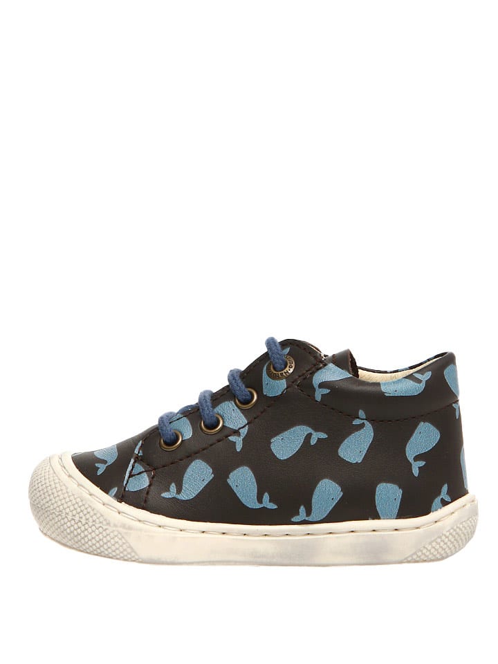 Naturino Leder-Sneakers in Schwarz/ Bunt günstig kaufen