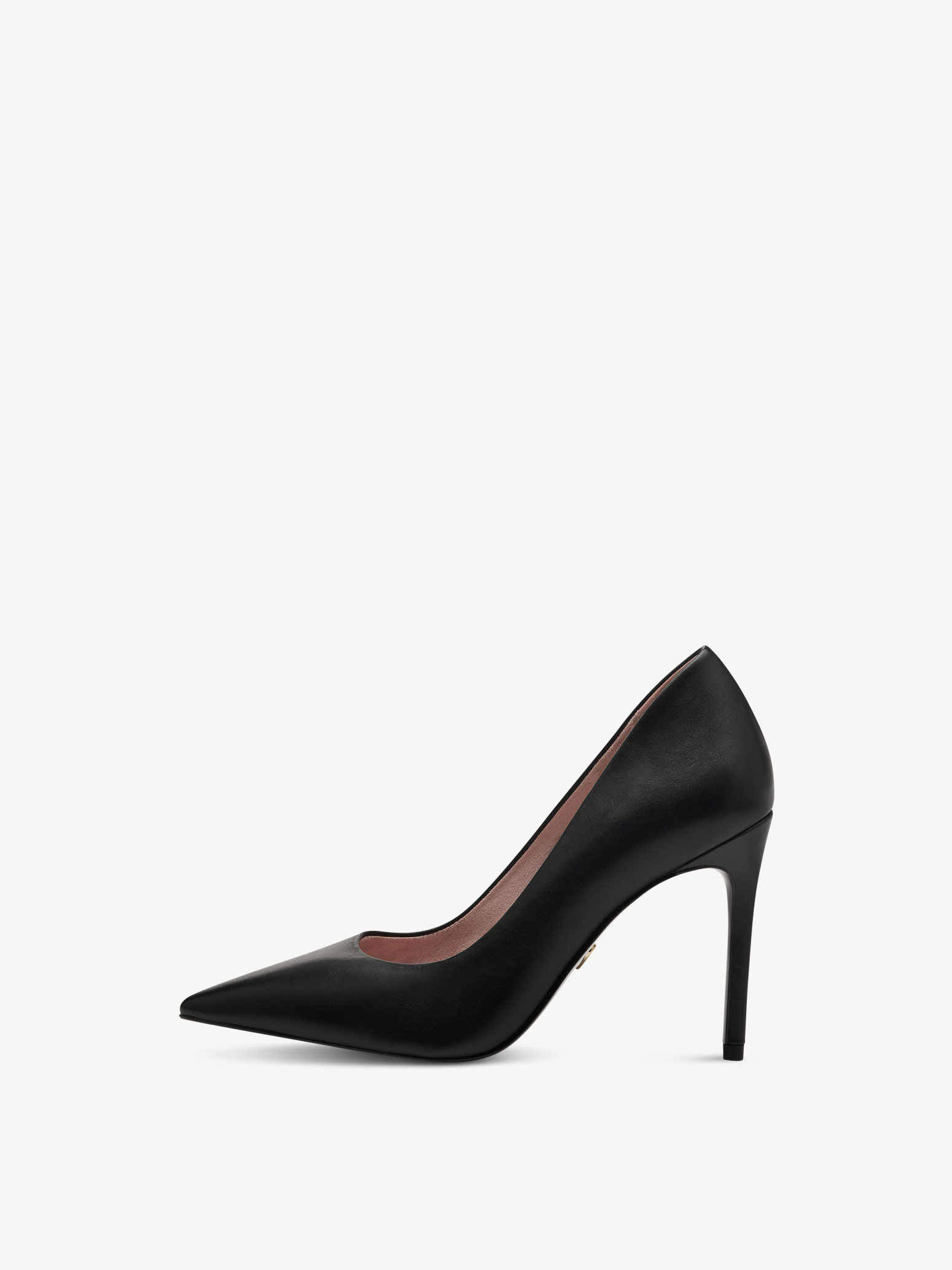 Escarpin en cuir - noir