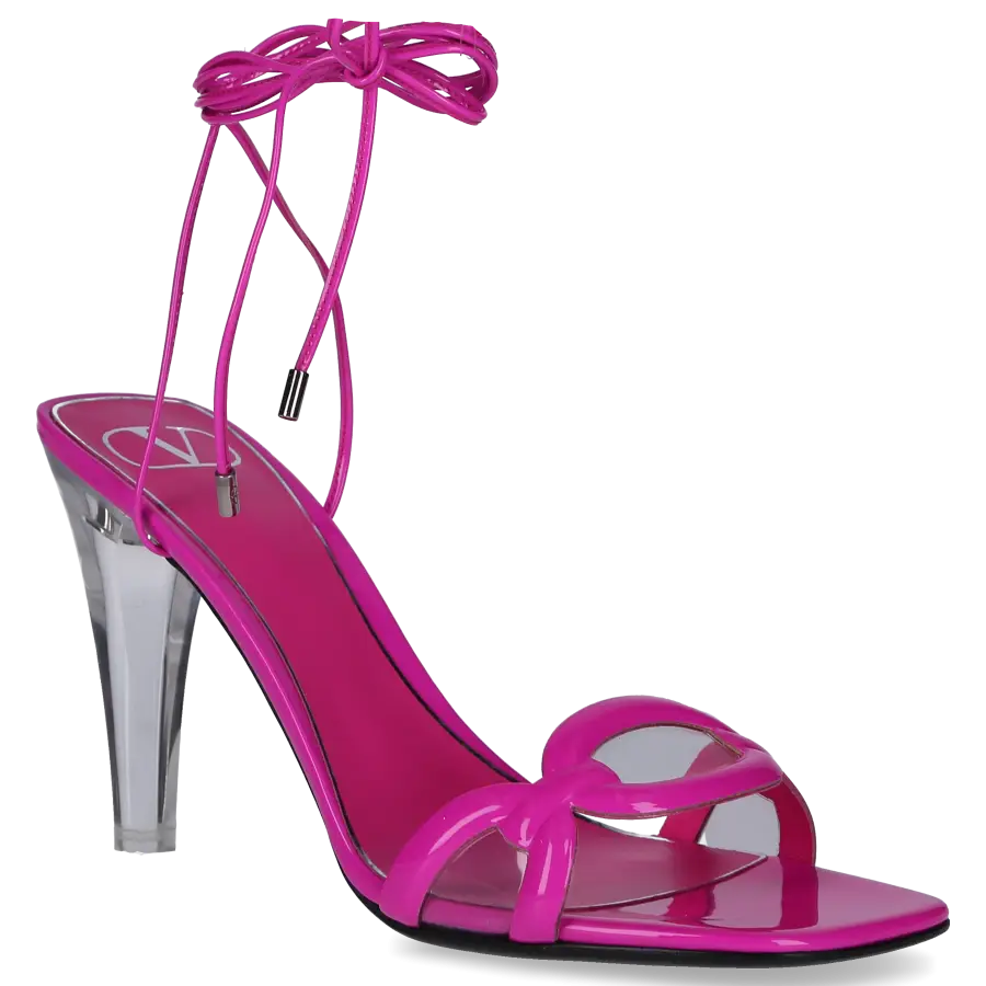 Valentino Garavani - Sandalen CHAIN 1967 Kalbsleder - pink
