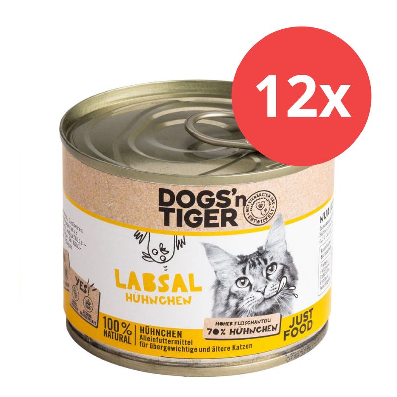 Sparpaket Dogs'n Tiger Senior Cat 12 x 200 g
