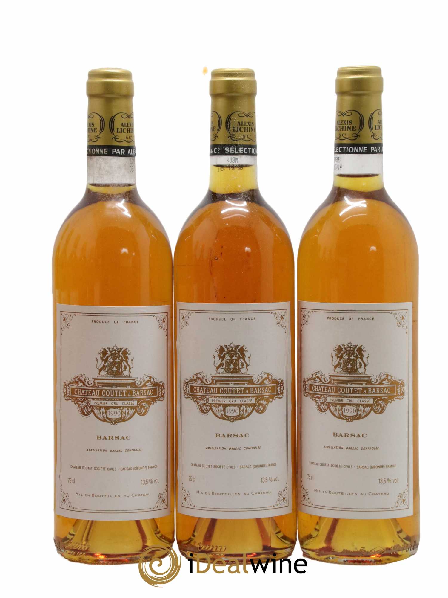 Château Coutet 1er Grand Cru Classé  1990 - Lot de 12 Bouteilles