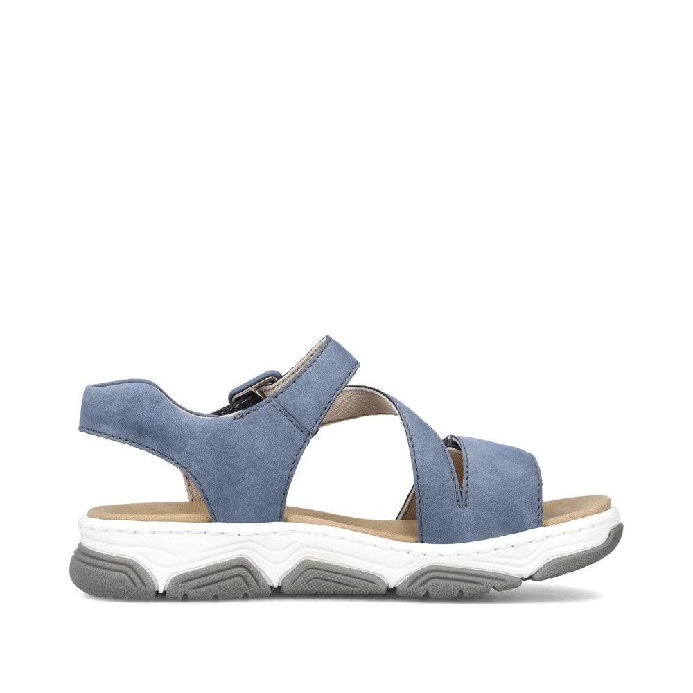 RIEKER Klassische Sandalen blau lightblue