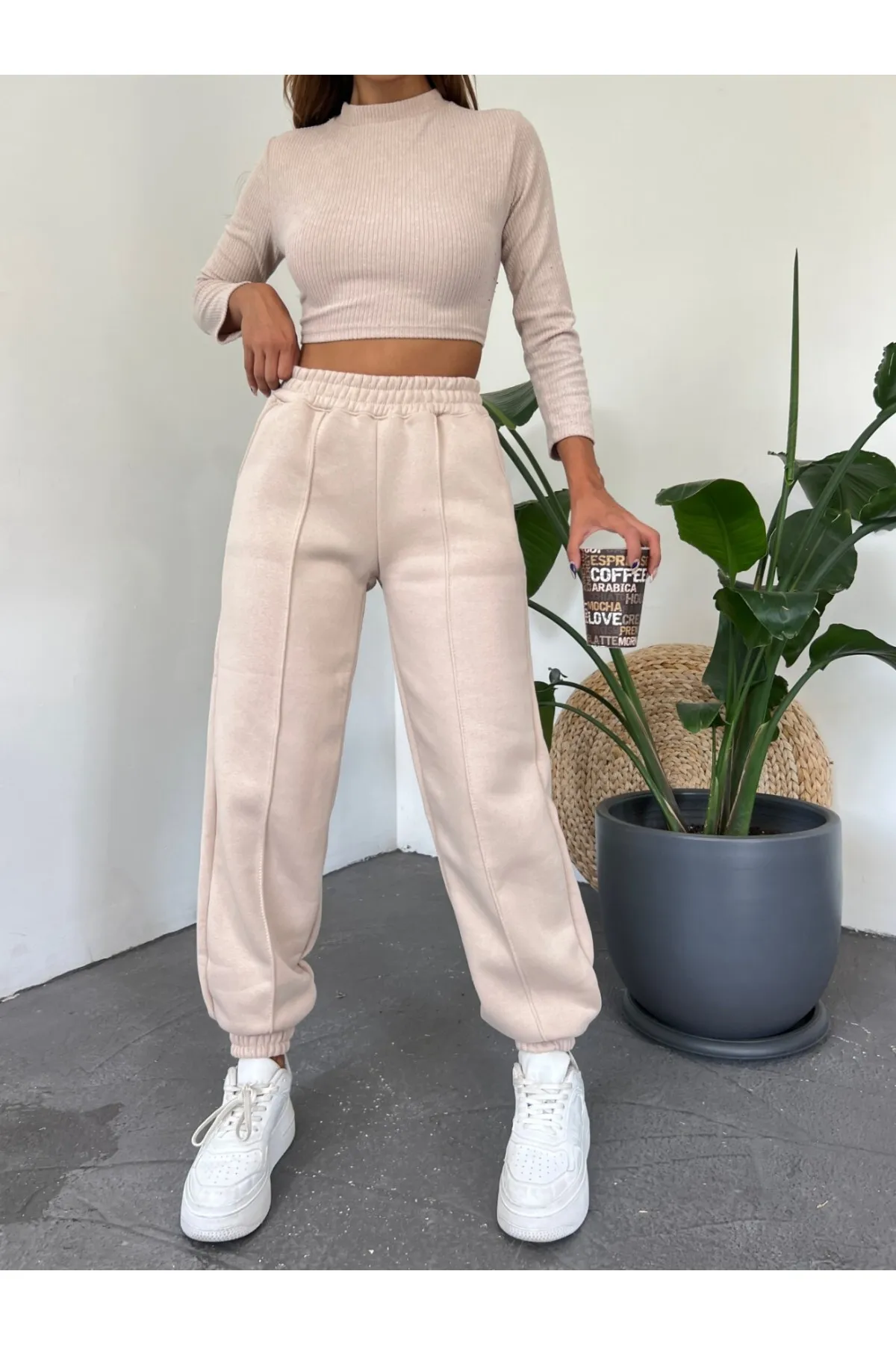 Modamorfo  Taschen-Jogginghose mit elastischem Bund und Beinen