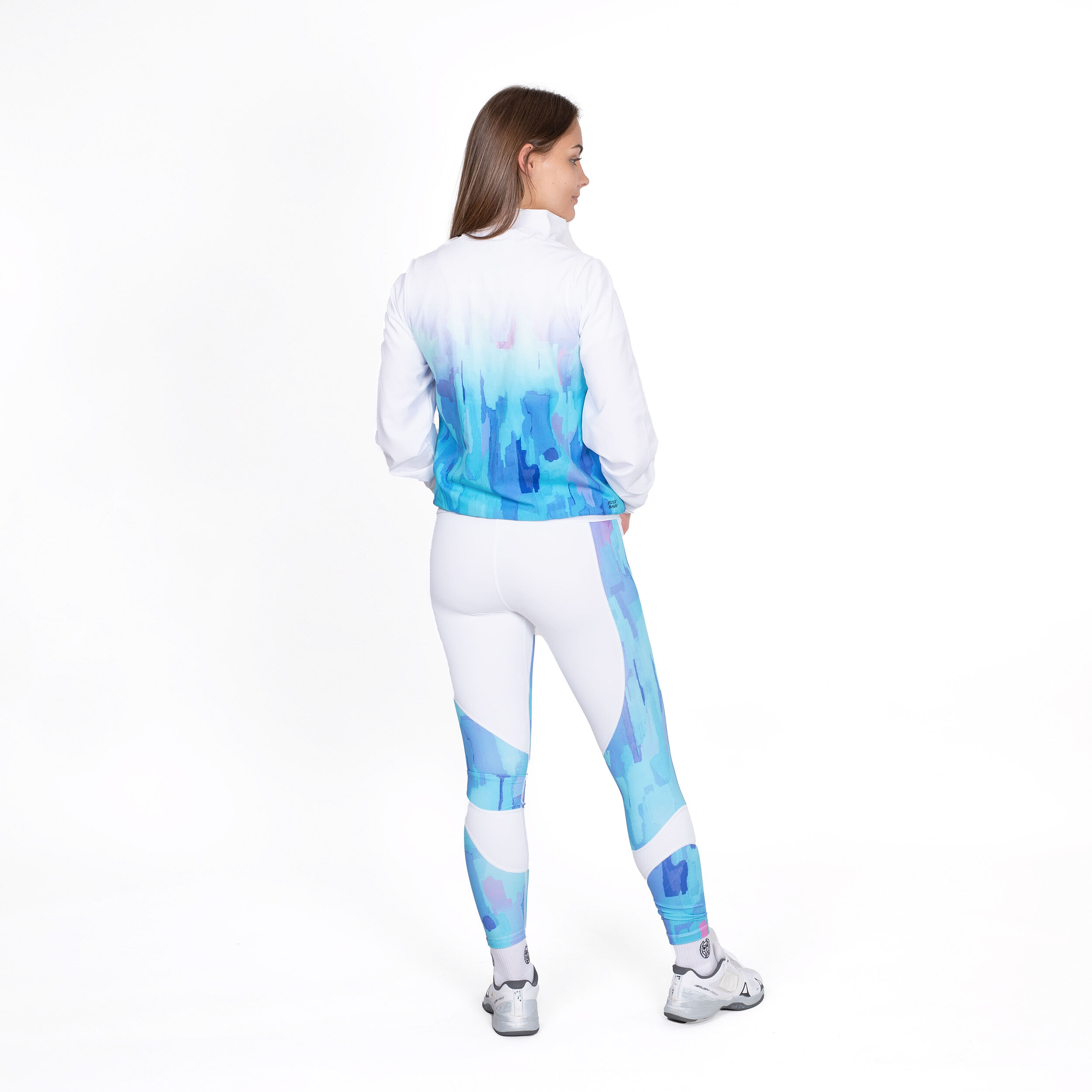 Gene Tech Trainingsjacke Damen - Weiß, Blau