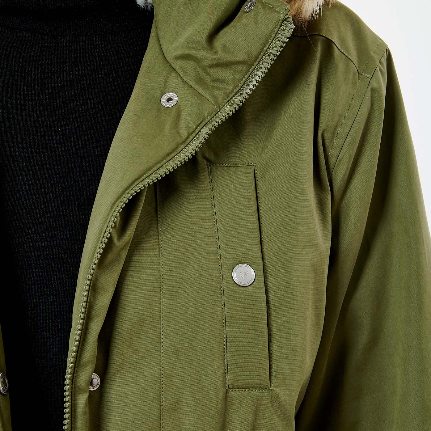 PARY   Parka kaki femme