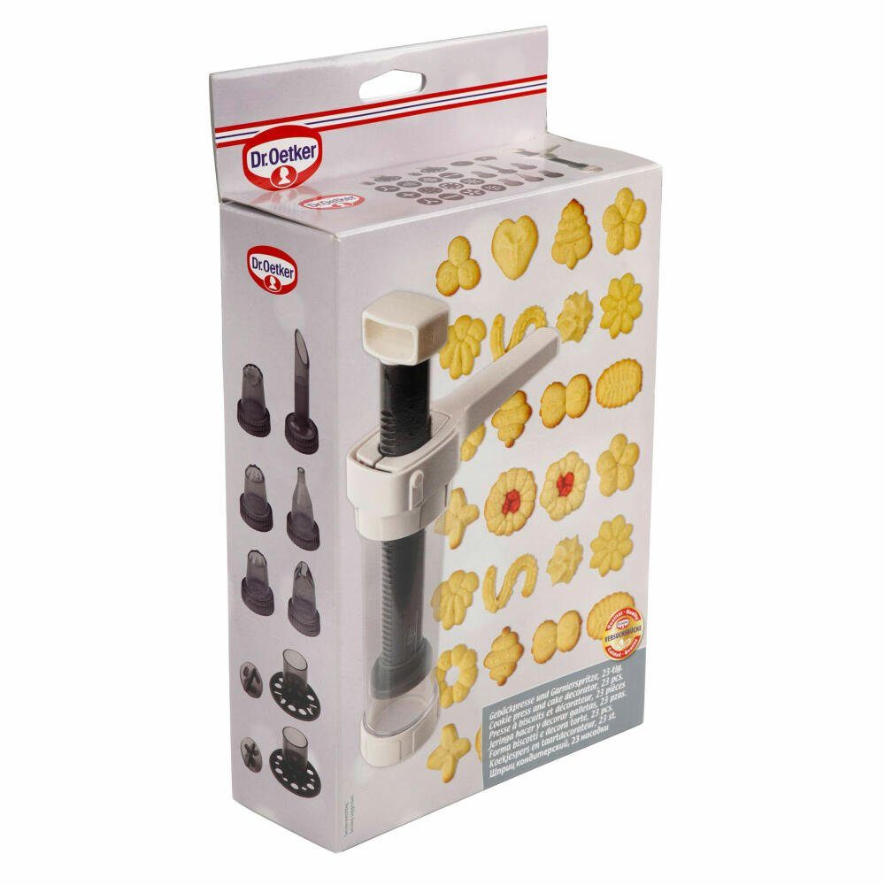 Dr. Oetker Gebäckpresse 2-in-1 Küchenhelfer Classic