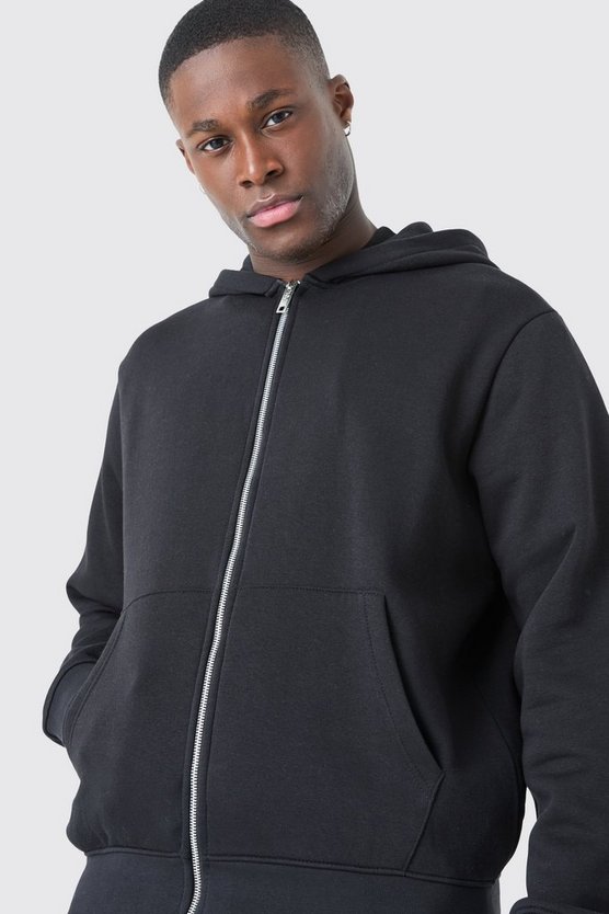 Basic Hoodie mit Reißverschluss