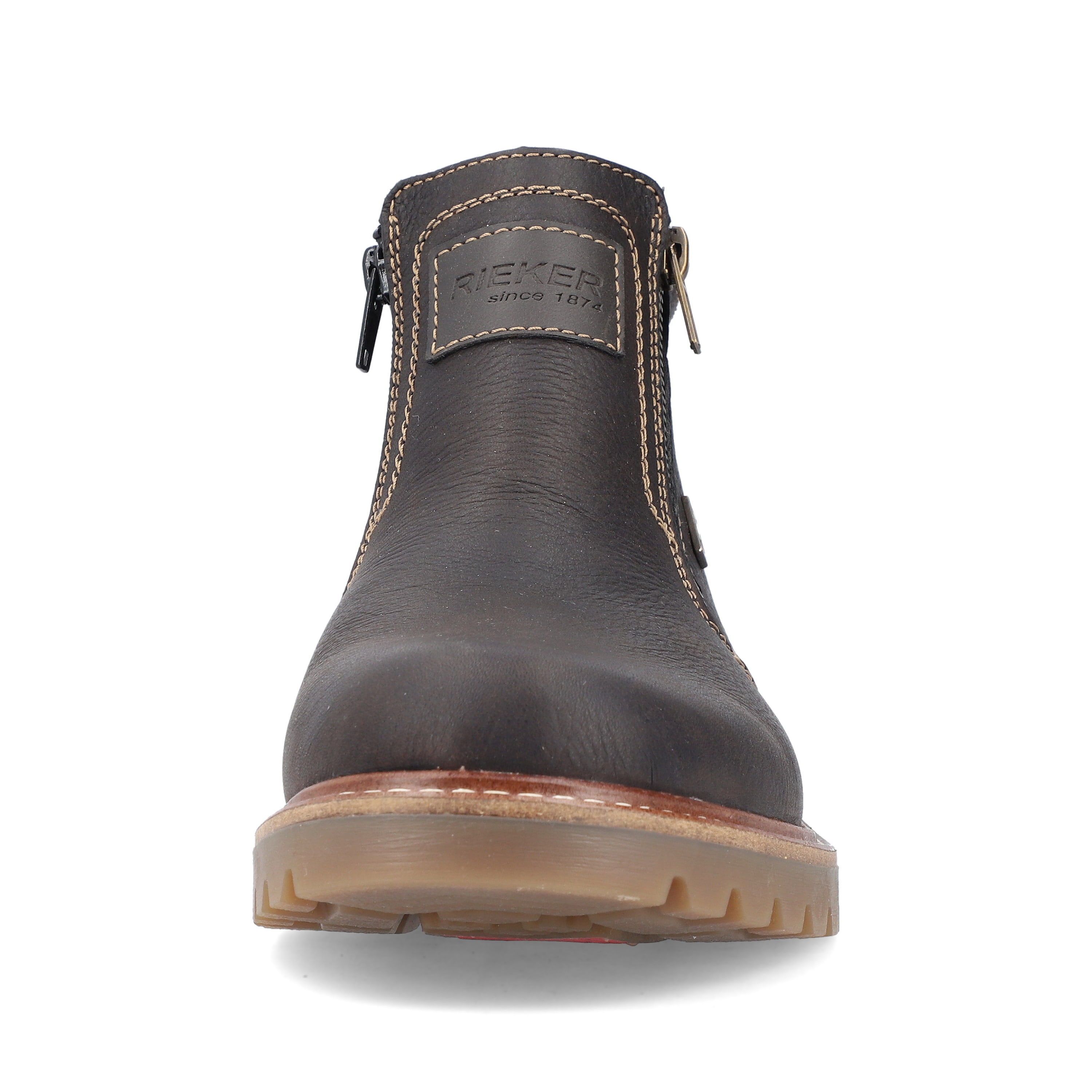 Rieker Herren Kurzstiefel schwarzbraun