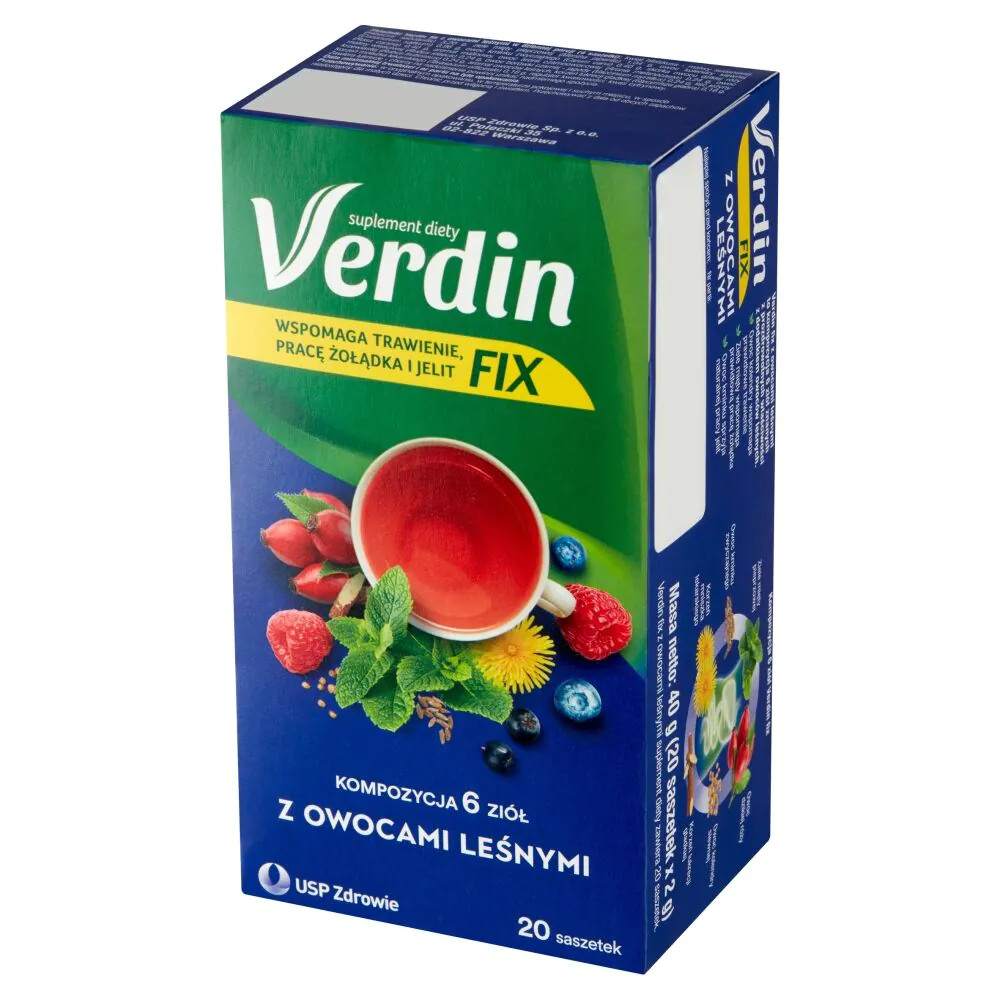 Verdin Fix sa šumskim voćem i biljem u vrećicama