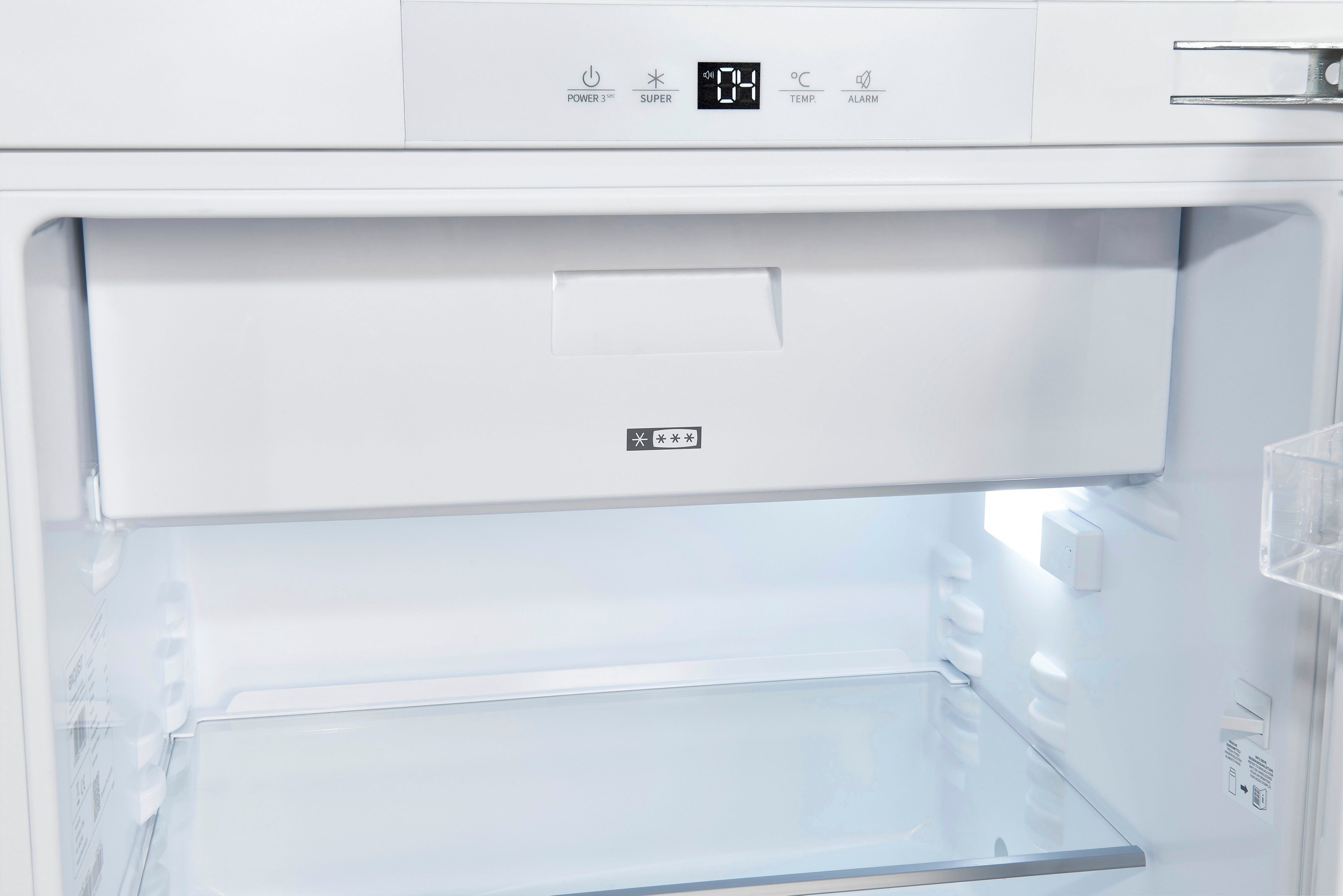 exquisit Einbaukühlschrank UKS130-4-FE-010D, 81,8 cm hoch, 59,5 cm breit
