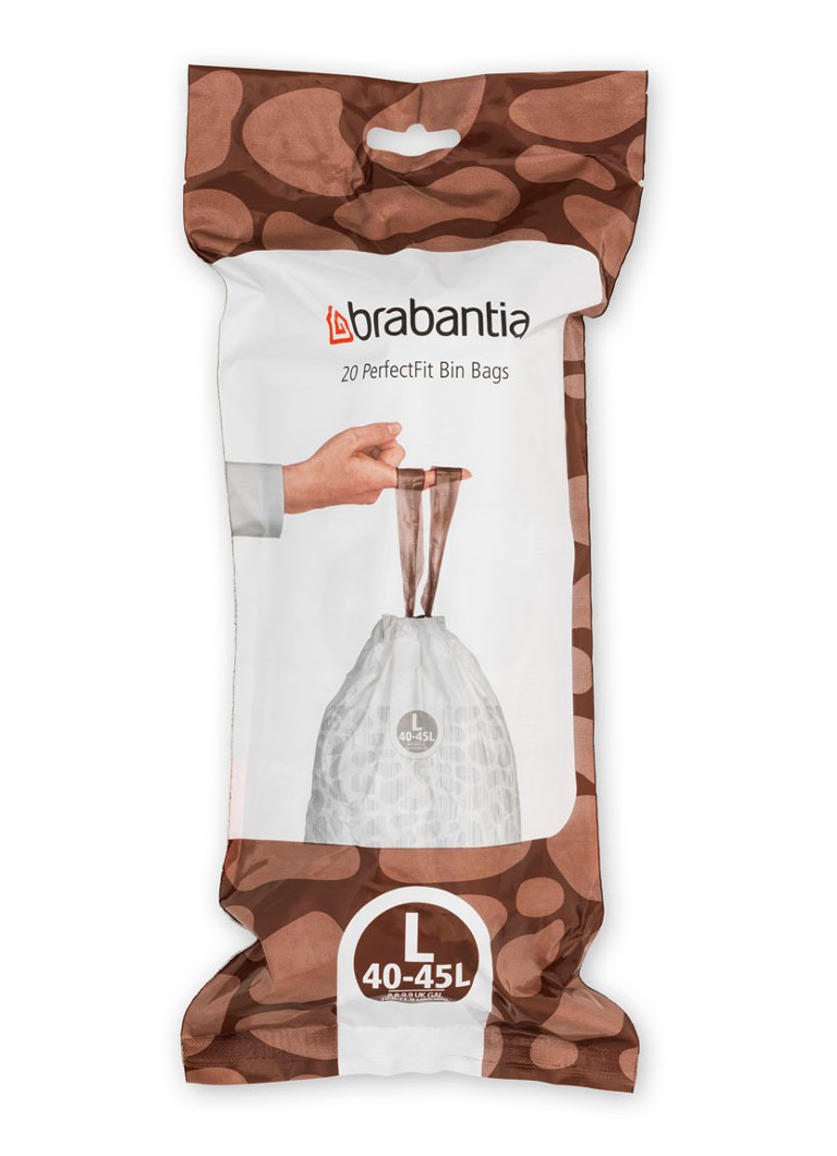 Sacchi per rifiuti Brabantia Perfect Fit L da 20 litri, confezione da 120
