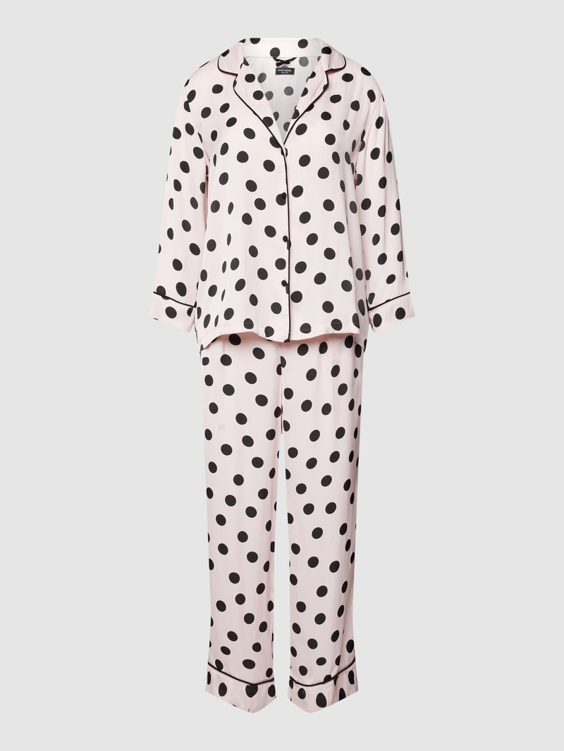 Pyjama mit Reverskragen in offwhite