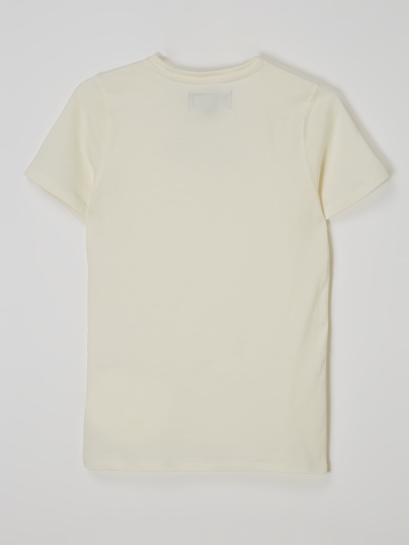 T-Shirt mit Rundhalsausschnitt Modell 'Huron' in sand