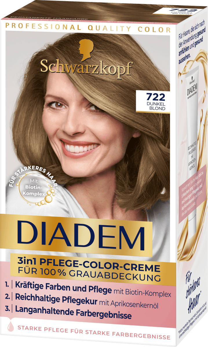 Haarfarbe 722 Dunkel Blond