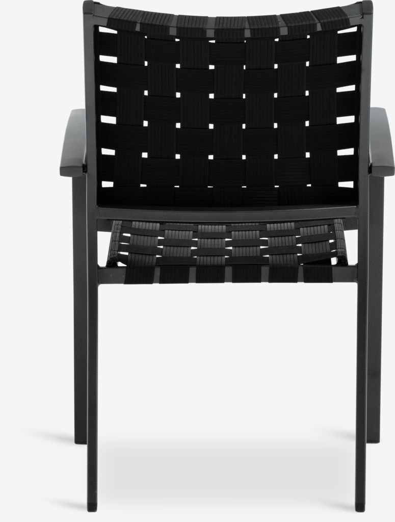 Chaise empilable JEKSEN noire