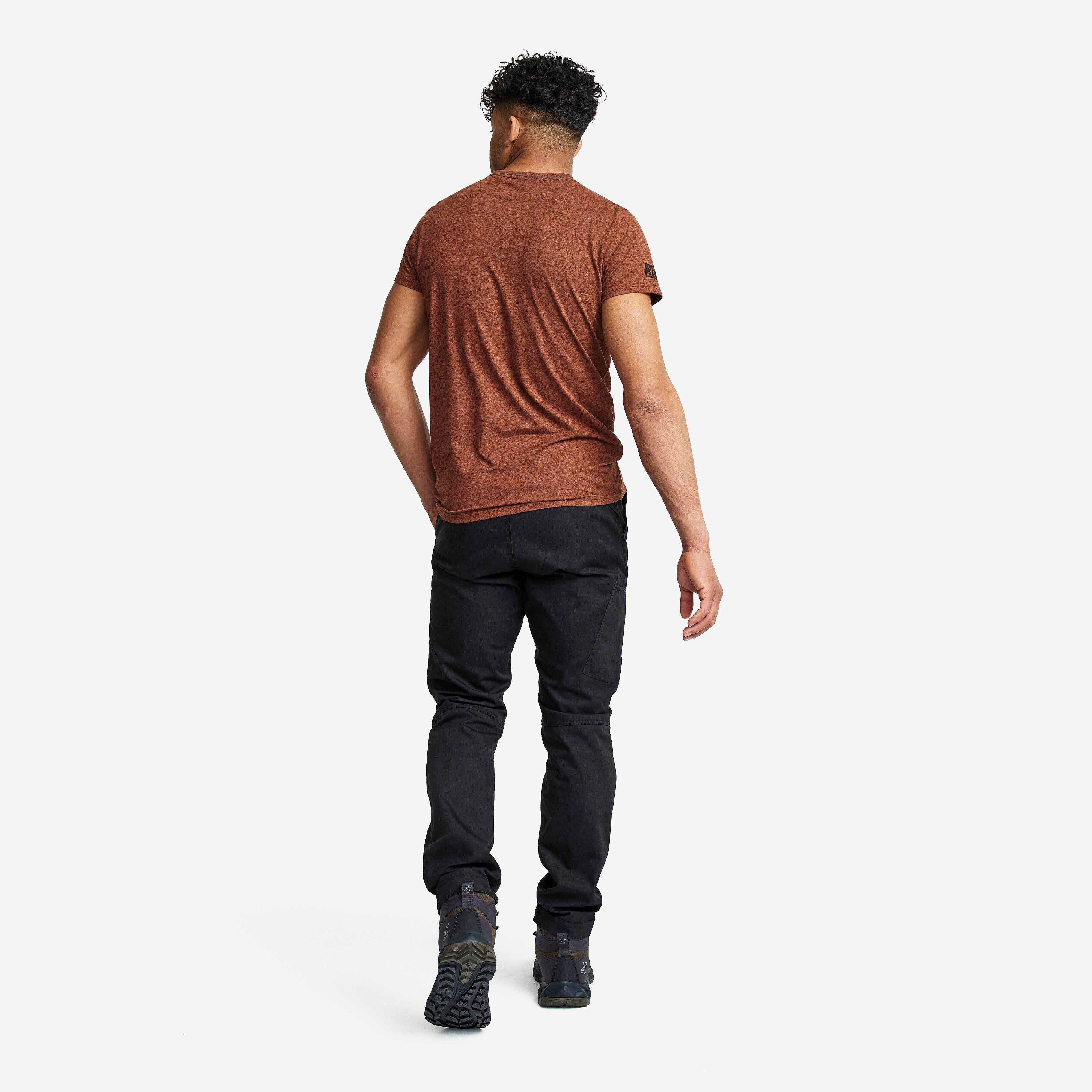 Vagabond Tee Homme Rusty Orange Melange