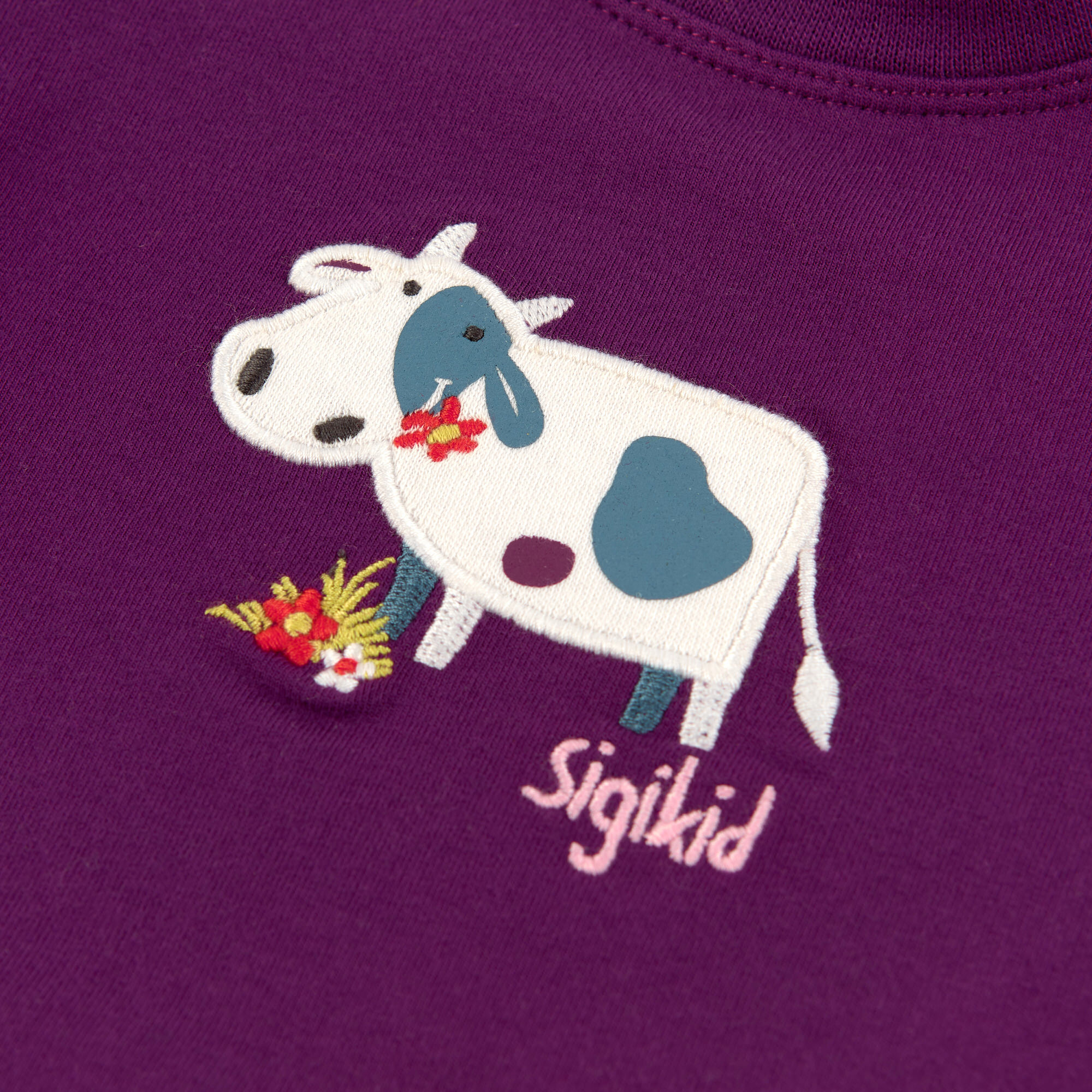 Lila Baby Sweatshirt My little Friend