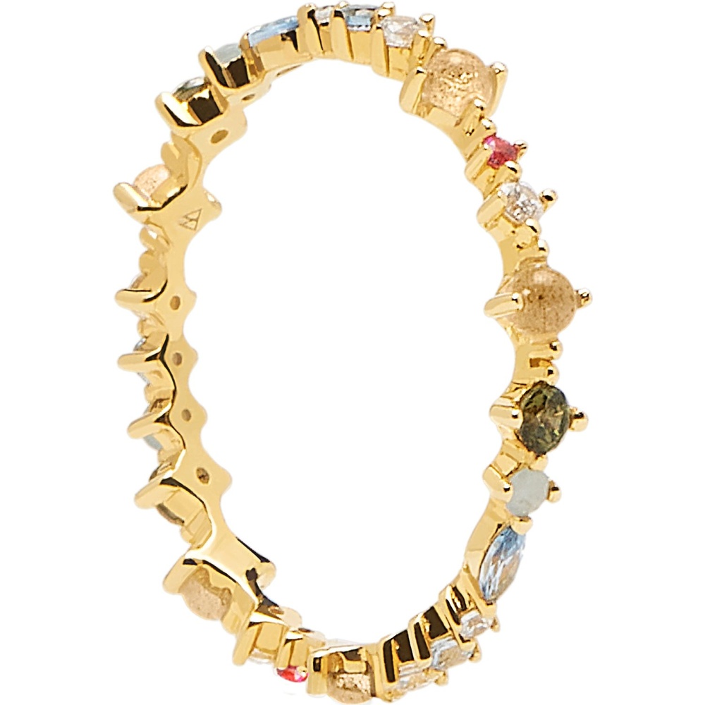 P D Paola Bague pour femme 925 Argent or jaune Bague