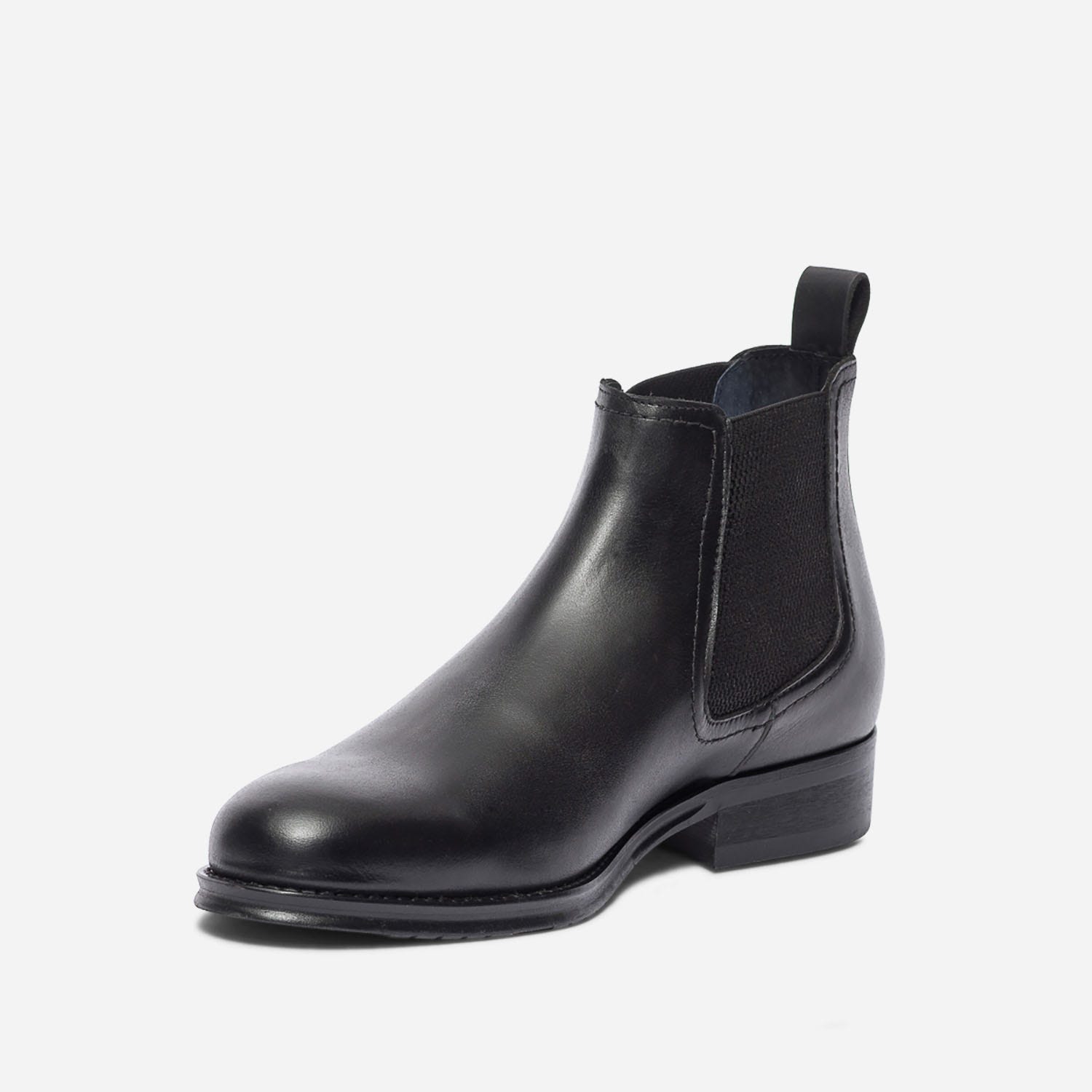 Chelsea boots noir en cuir