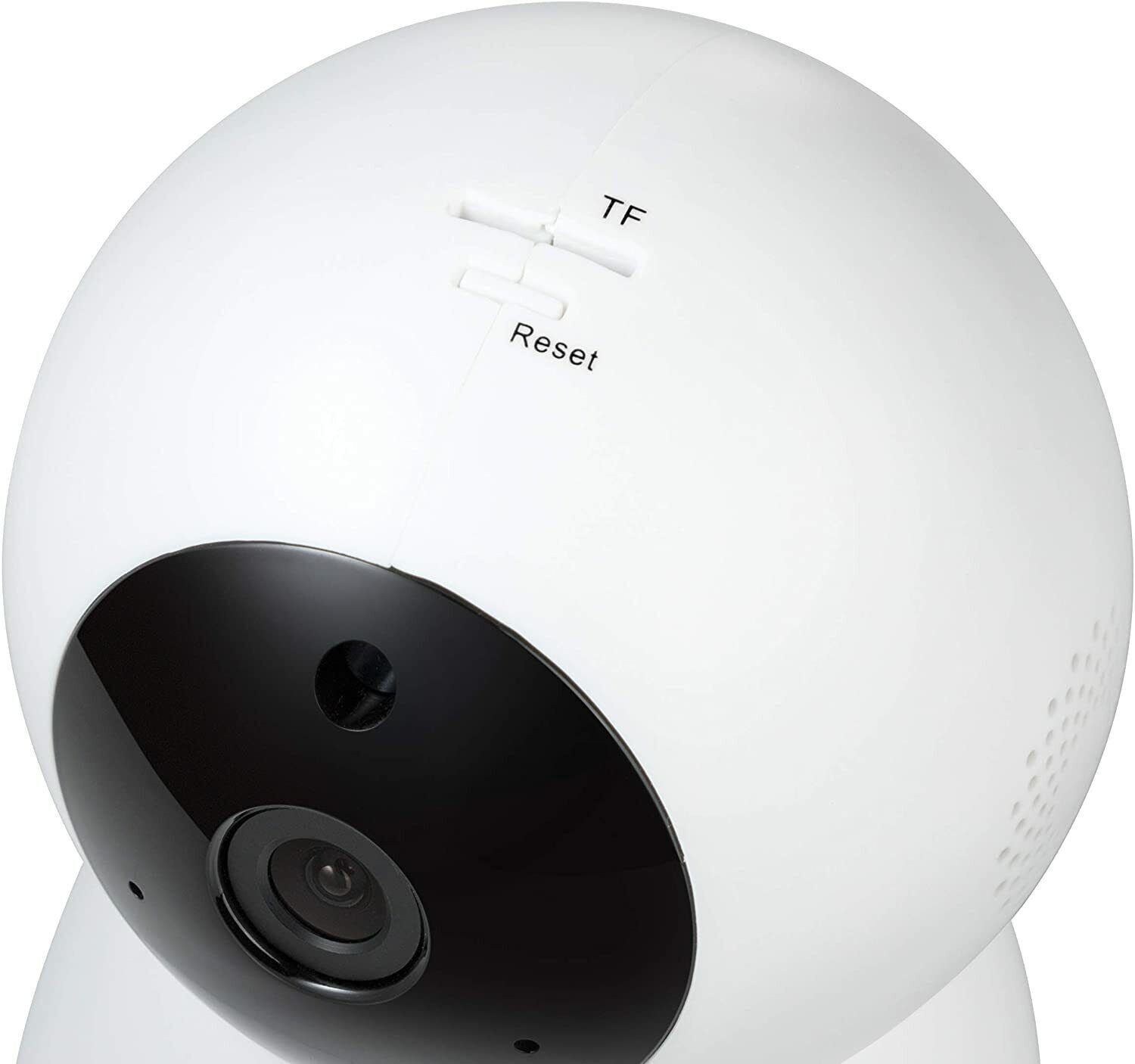 smartwares CIP-37550 WLAN Kamera Funk Innen Nachtsicht Full HD Camera Innen Überwachungskamera (Innenbereich, 60°-Weitwinkelobjektiv, 3,5 W, 50 m, SD-Karte Max 128 GB)