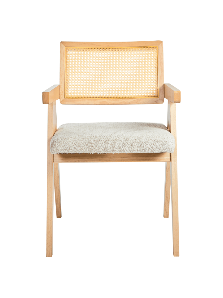 Beliani 2er-Set Esszimmerstuhl AVA in Braun/Beige günstig kaufen onesize