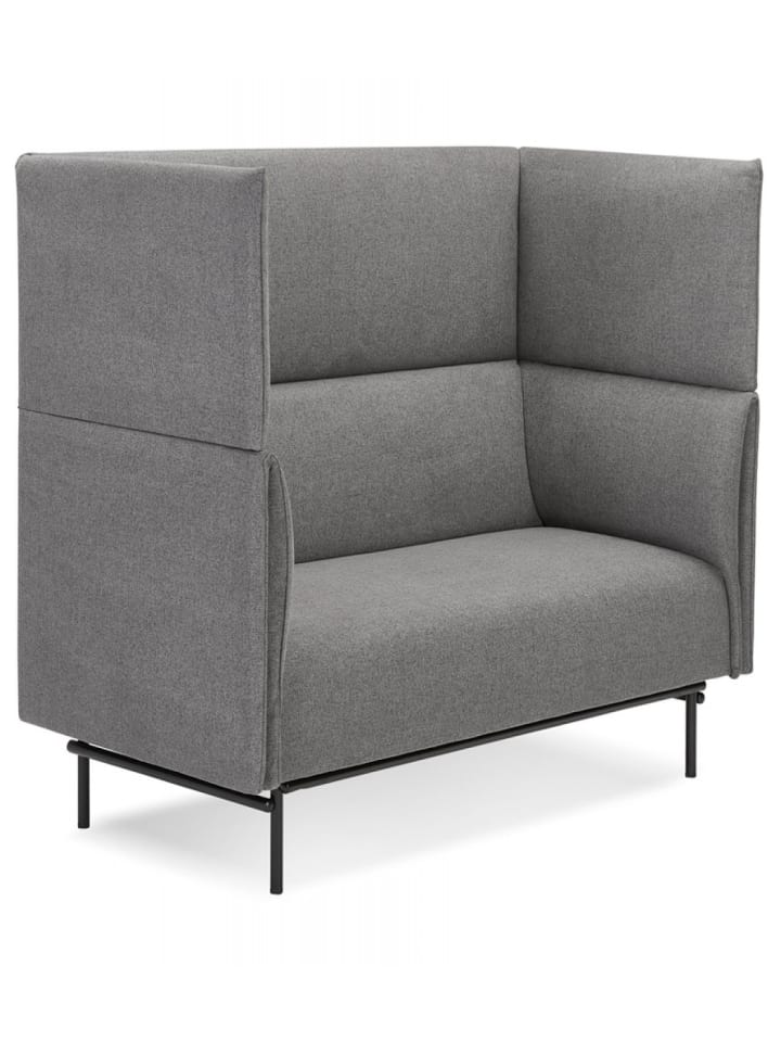 KADIMA DESIGN 2 Sitzer Sofa mit Akustikfunktion aus Textil | Modern in Anthrazit günstig kaufen onesize