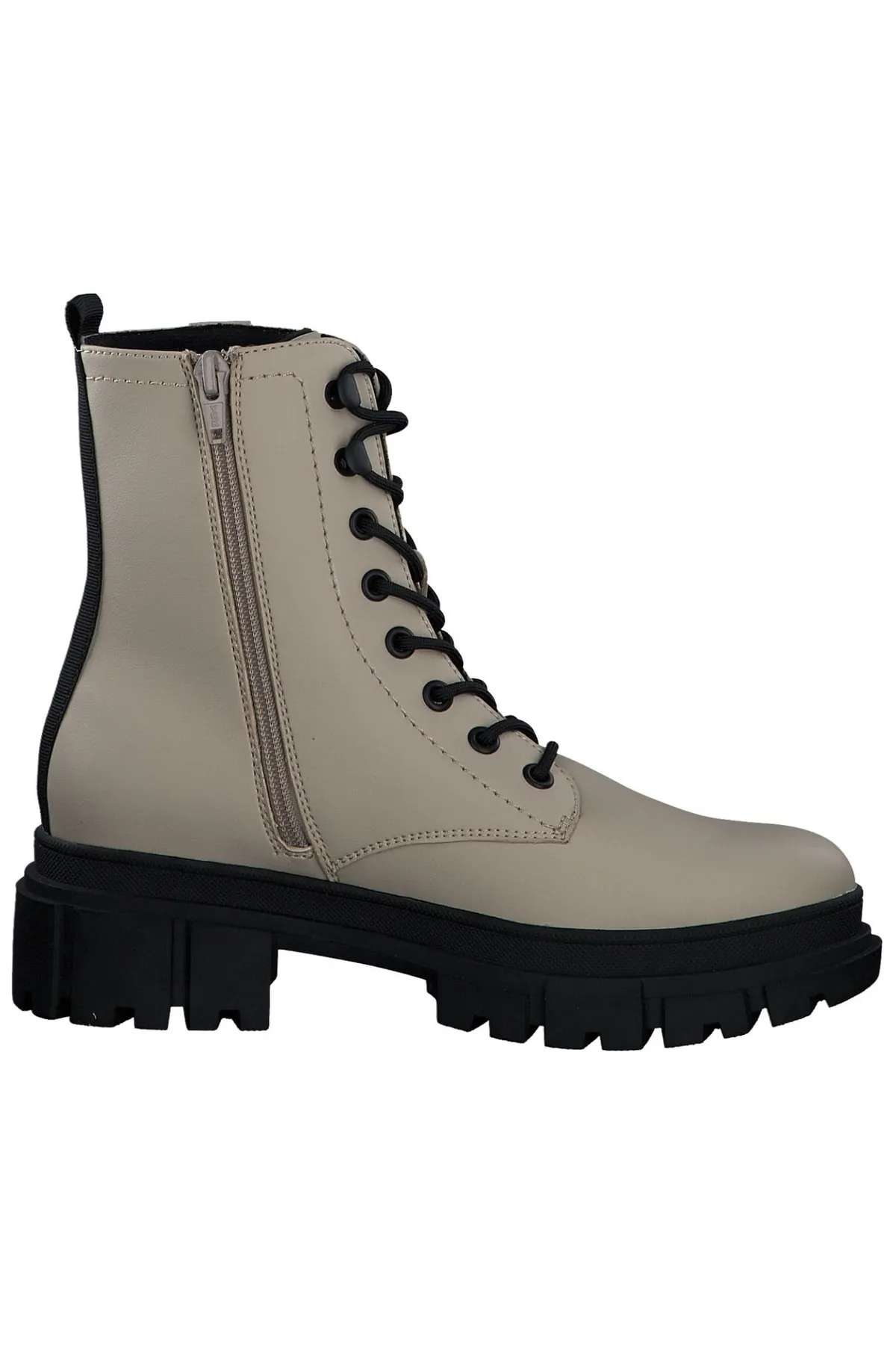 s.Oliver  Stiefelette - Beige - Blockabsatz