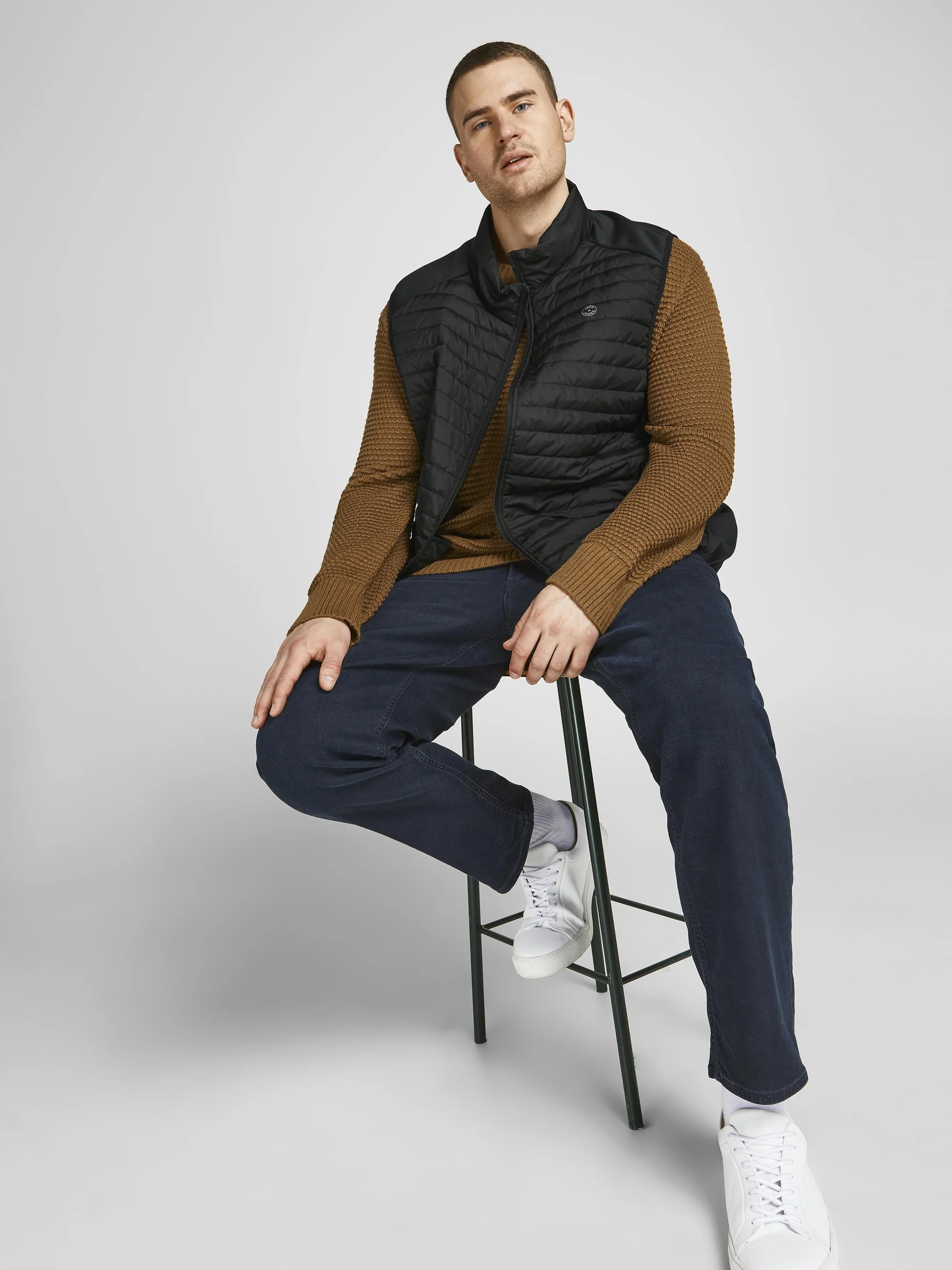 Jack & Jones BODYWARMER COLLAR - Sin mangas