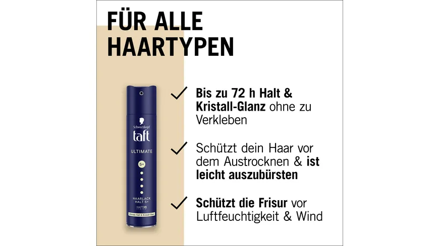 TAFT Haarlack Ultimate 250 ml Haltegrad 5 - sehr starker Halt 250 ml