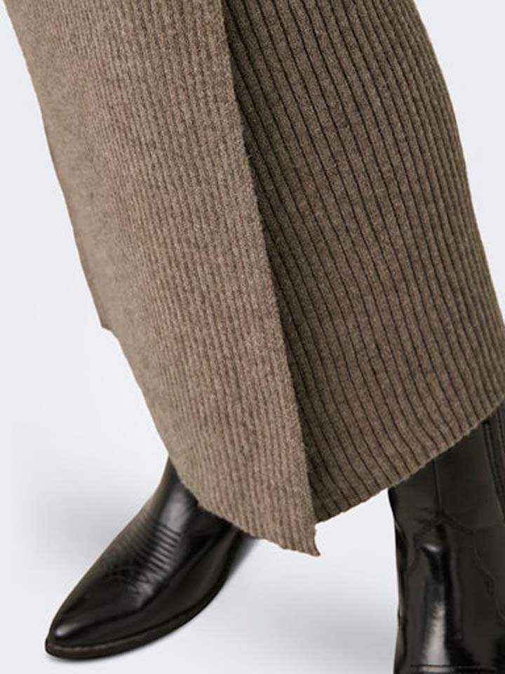 ONLY Strickrock in Braun günstig kaufen