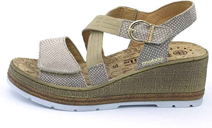 MEPHISTO Keilsandalen braun Bella camel 7531