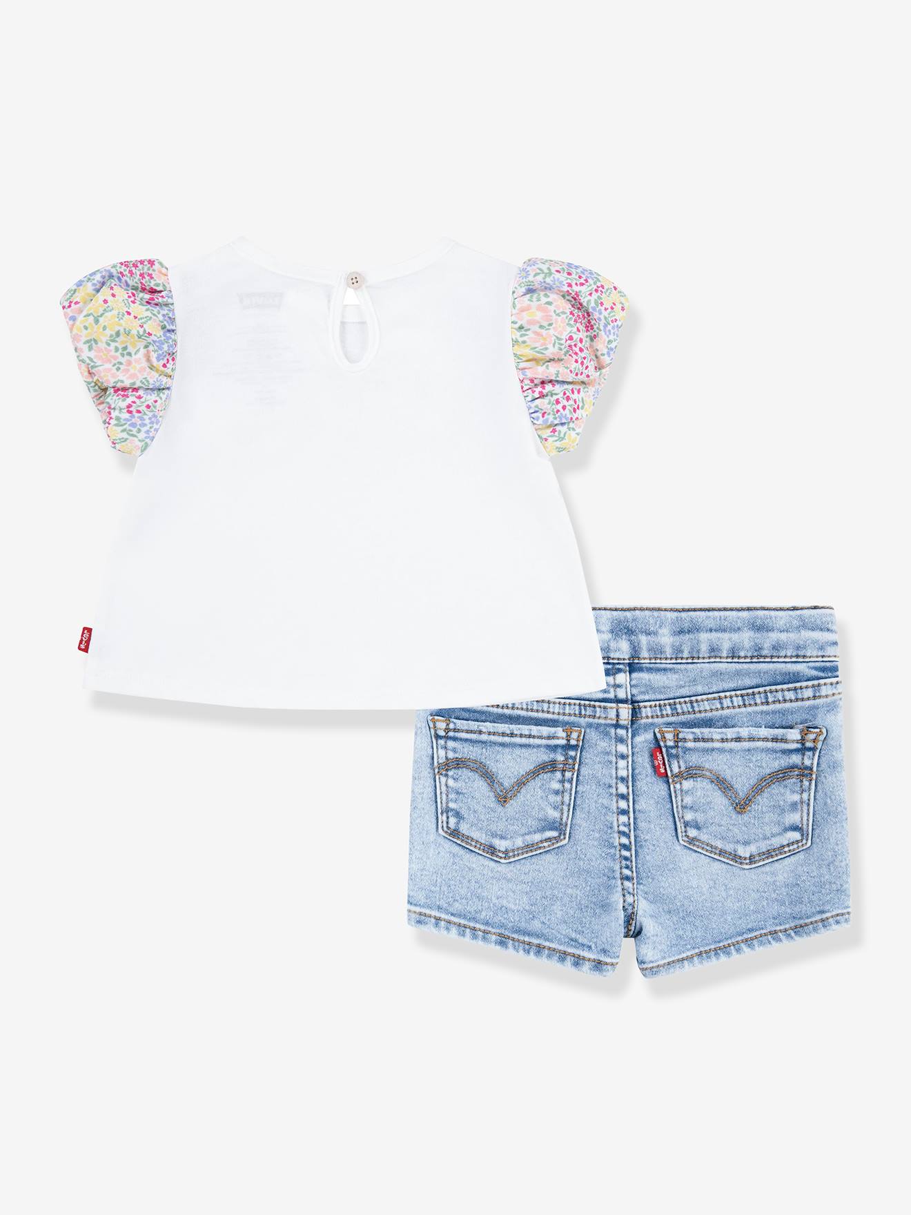 Levis Baby-Set: T-Shirt & Shorts Levi's - hellbeige