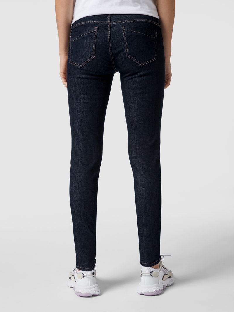 Super Skinny Fit Jeans Viskose-Anteil mit Modell 'Adriana' in dunkelblau