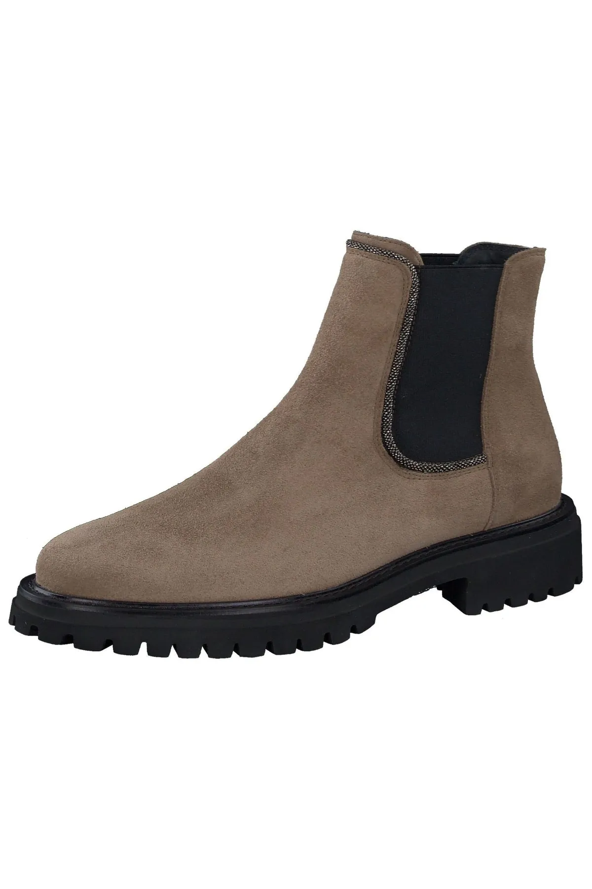 Paul Green  Stiefelette - Beige - Blockabsatz
