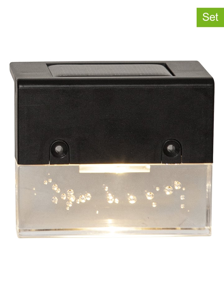 STAR Trading 4er-Set: LED-Solar-Wandleuchte 