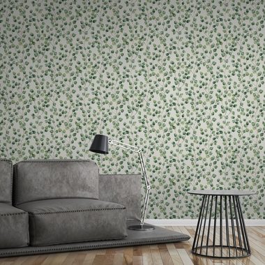 A.S. Création Vliestapete Greenery mit Blätter Motiv, floral, Tapete Blumen