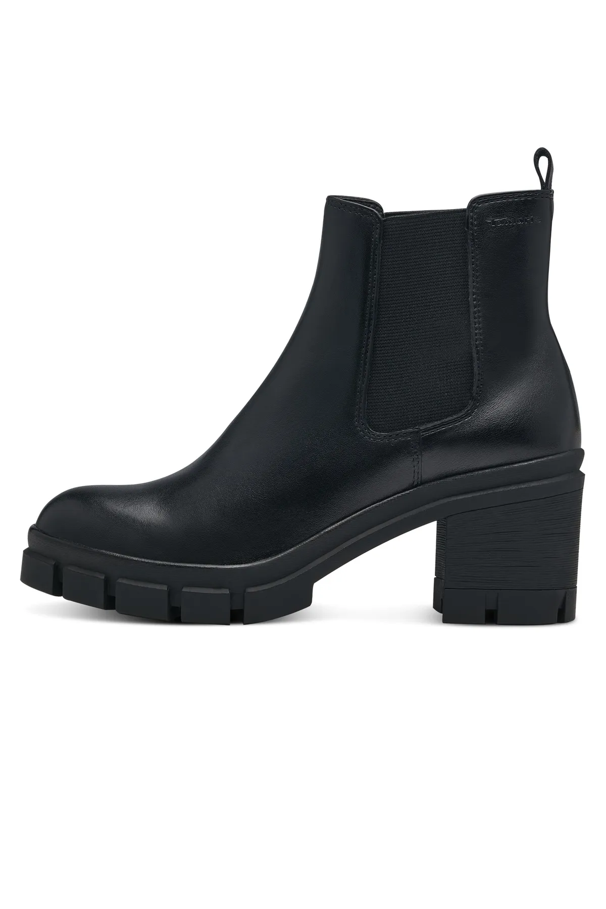 Tamaris  Damen Elegante Stiefelette 1-25409-41 Schwarz 001 Black Leder/Synthetik mit TOUCH-IT