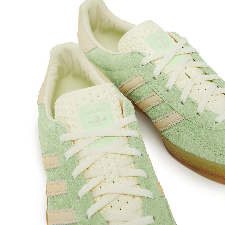 adidas Originals Wmns Gazelle Indoor semi green spark/almost yellow/cream wht