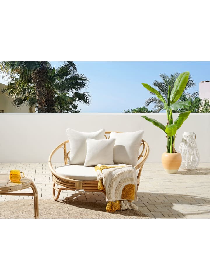 Beliani Sonneninsel ROSSANO in /Beige - (W) 112 x (H) 71 x (L) 110 cm günstig kaufen onesize