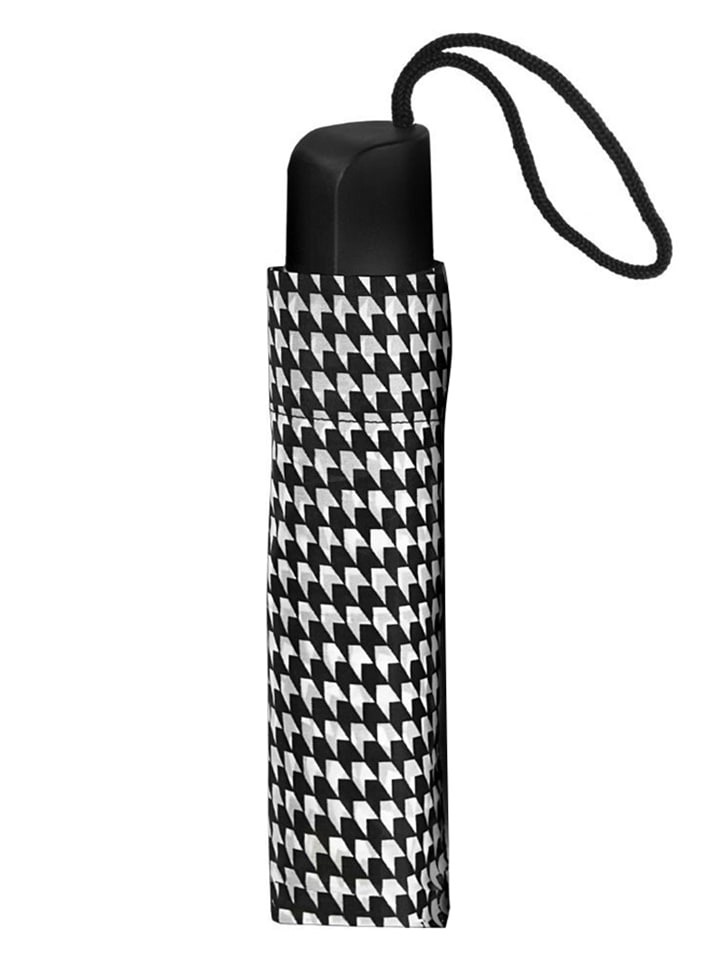 Impliva Taschenschirm in Schwarz/ Weiß - Ø 90 cm günstig kaufen onesize