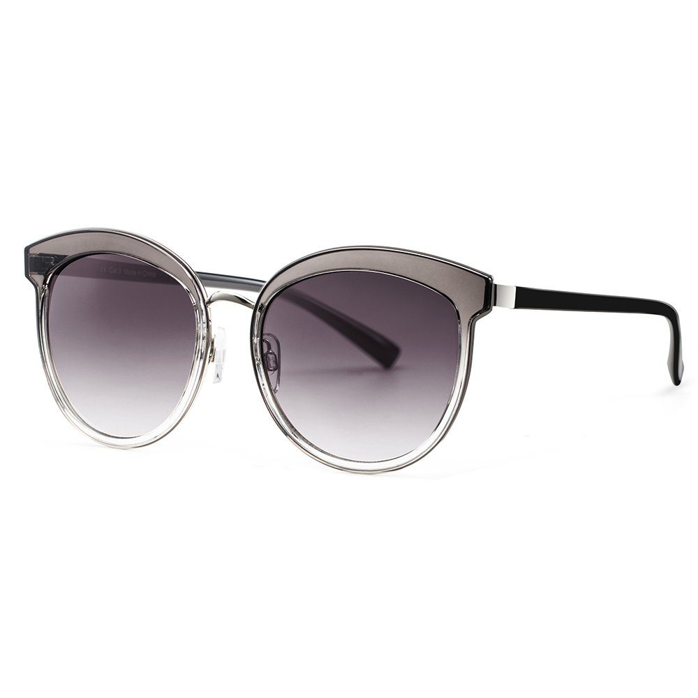 GlobaLink Sonnenbrille Fliegerbrille Damen Retro Stil UV400-Schutz