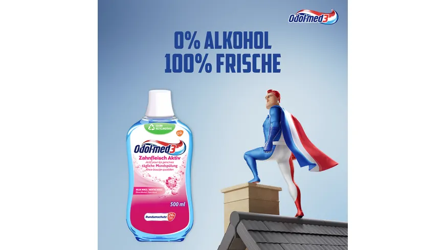 Odol-med3 Zahnfleisch Aktiv Mundspülung 500ml 500 ml
