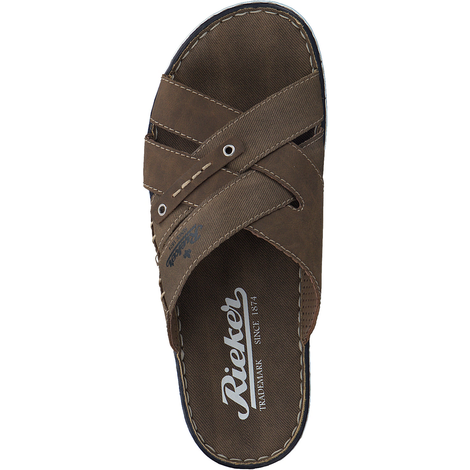 Rieker 21599, Pantoletten, Herren, Braun